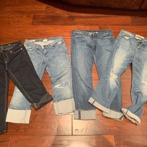 Women's jeans size 4 - 4 pairs